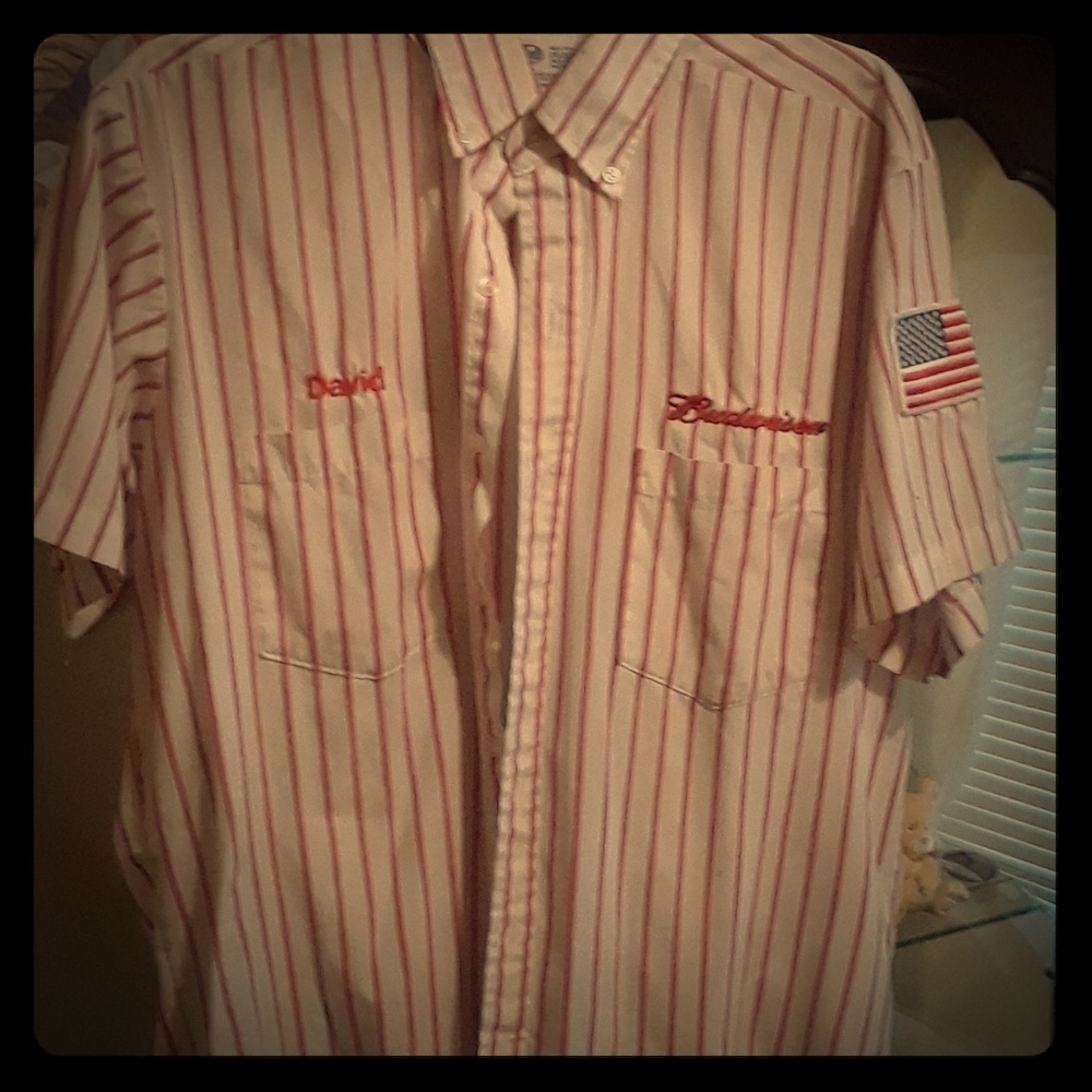 Budweiser uniform vintange